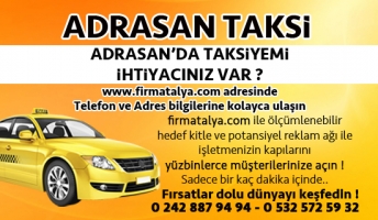 Adrasan Taksi Taksici Taksi Durakları